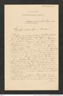 Nachlass Franz Steindachner, Brief von H. Maltzan an Franz Steindachner (22.06.1881), Inv.Nr. 323.05, Seite 1